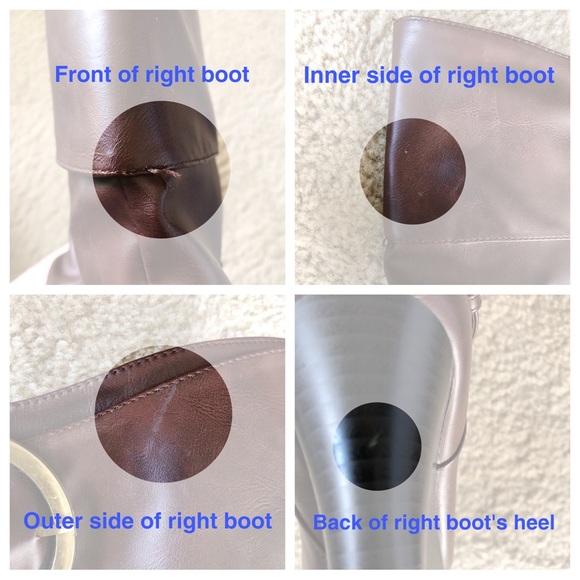 JOURNEE COLLECTION Buckle Detail Wedge Boots 7.5M - Picture 13 of 13